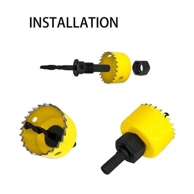 Scie à cloche PrecisionPro jaune diagramme d'installation