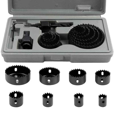 Scie à cloche PrecisionPro noir coffret de 11 pièces