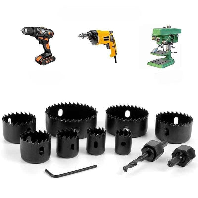 Scie à cloche PrecisionPro noir compatible avec plusieurs outils