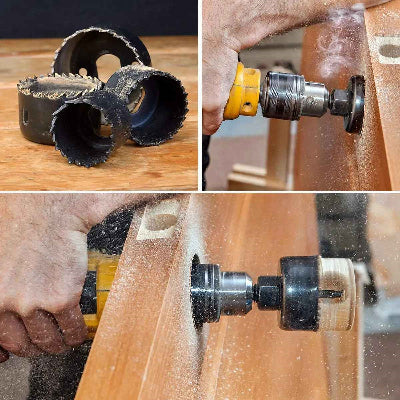 Scie à cloche Precision Pro noir différentes applications