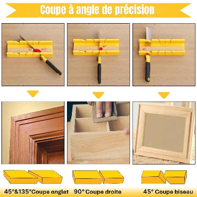 Scie à onglet manuelle de précision coupe à angle de précision
