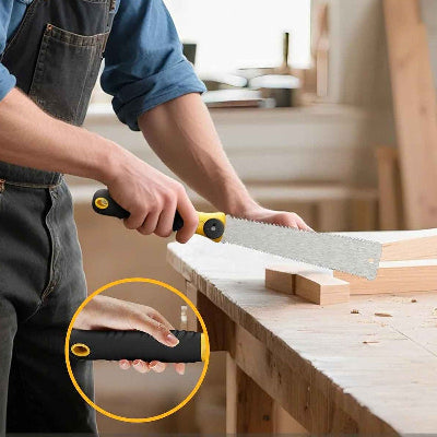 Scie à onglet manuelle de précision poignée ergonomique et sécuritaire