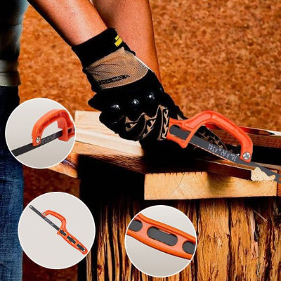 Scie avec avec une vue détaillée de ses parties