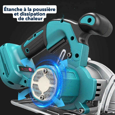 Scie circulaire sans fil dissipation de chaleur