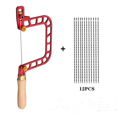 Scie de précision bois et 12 lames variées