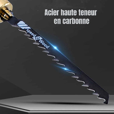 Scie de précision bois lame haute teneur carbone