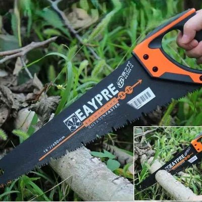 Scie egoine haute performance utilisée pour couper une branche