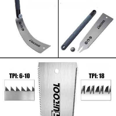 Scie japonaise avec vue de la flexibilité, remplacable et les TPI