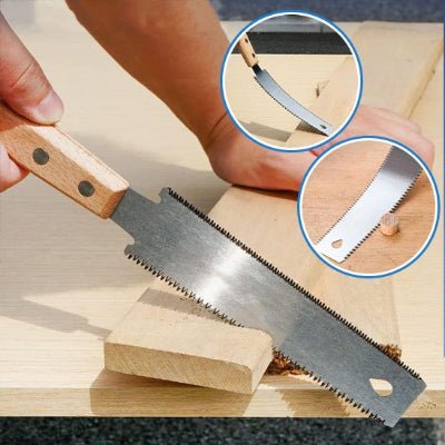 Scie japonaise coupe facilement dans le bois dur