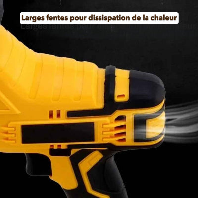 Scie sabre larges fentes de dissipation de chaleur