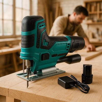 Scie sauteuse avec batterie et chargeur