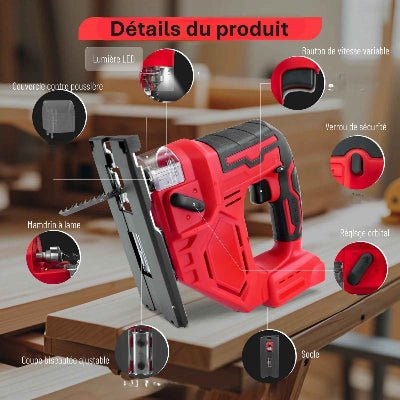Scie sauteuse détails du produit