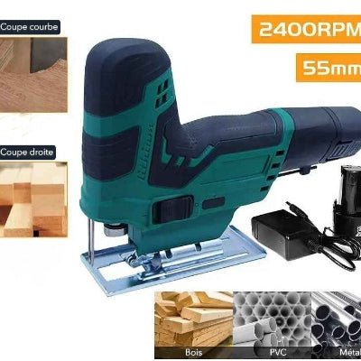 Scie sauteuse pour le travail du bois, métal et PVC