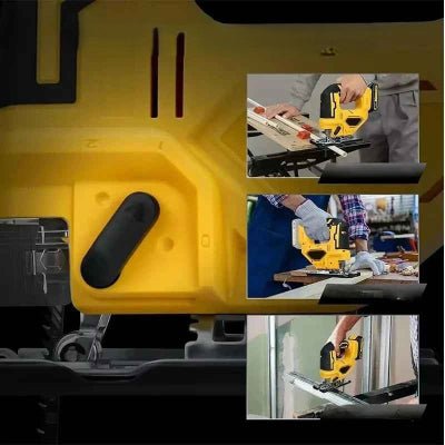 Scie sauteuse uutilisée pour couper différents matériaux