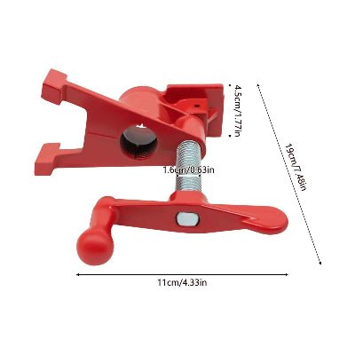 Serre-joint dimensions partie avec vis de serrage
