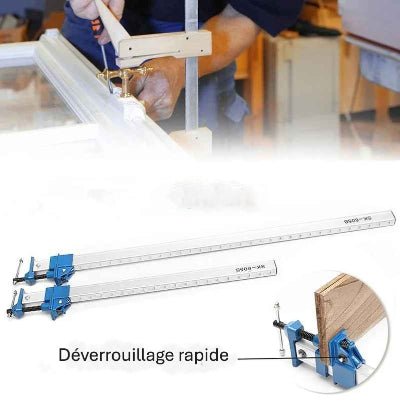 Serre joint dormant ProMaster déverrouillage rapide