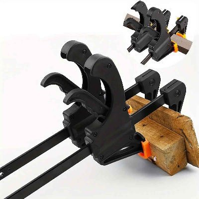 Serre joint menuisier polyvalent 30cm vue de la profondeur 