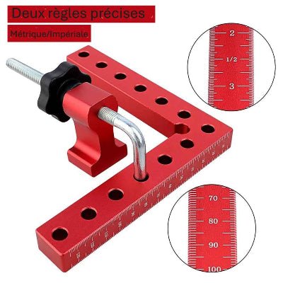 Serre joints ProAluminium 90 régle métrique et impériale