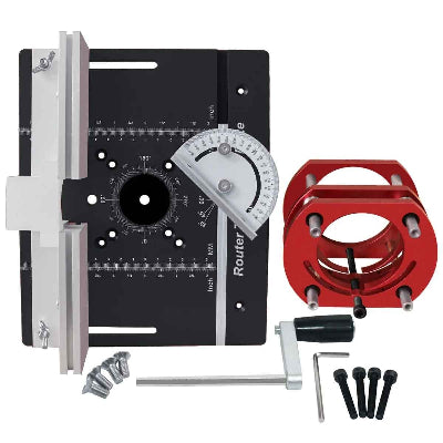Table pour défonceuseavec élévateur et accessoires