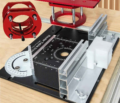 Table pour défonceuse avc élévateur non installé