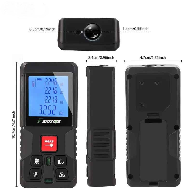 Télémètre laser dimensions