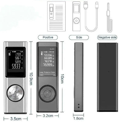Télémètre laser ensemble complet et dimensions