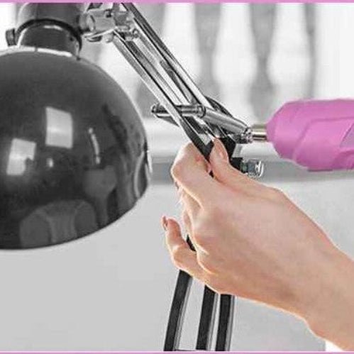 Tournevis electrique rose utilisation domestique