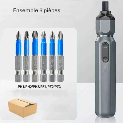 Tournevis electrique 6 pièces sans coffret