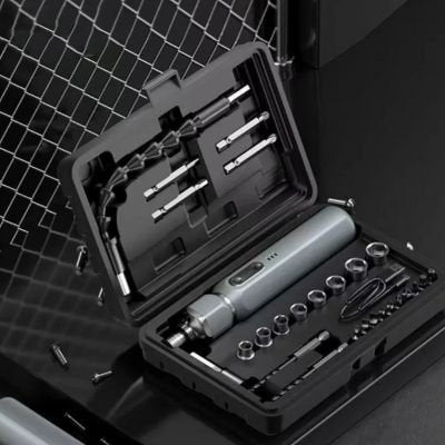 Tournevis electrique ensemble complet dans coffret
