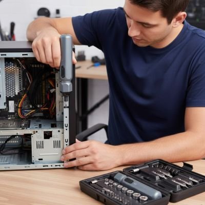 Tournevis electrique utilisé en électronique