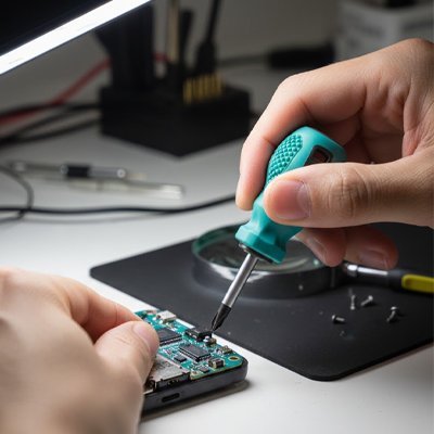 Tournevis précis utlisé pour carte mère