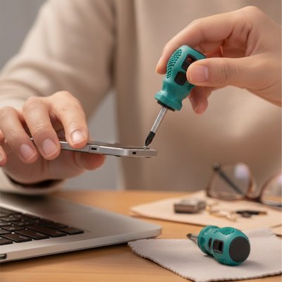 Tournevis utilisé pour un téléphone cellulaire