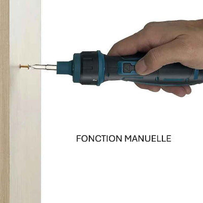 Tournevis électrique fonction manuelle