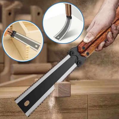 Utilisation de la scie pliante perspective sur la flexibilité de la lame