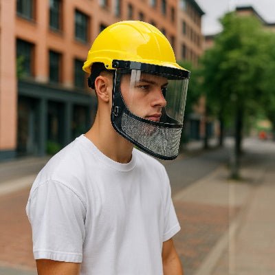 Visière de Protection - HeadMountShield™ - Jaune - Outils rénovation et bricolage