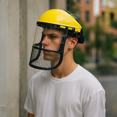 Visière de Protection - HeadMountShield™ - Jaune - Outils rénovation et bricolage