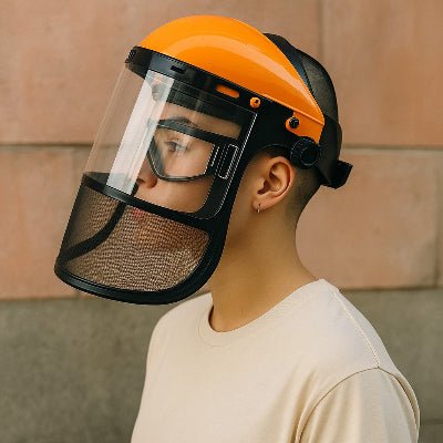 Visière de Protection - HeadMountShield™ - Orange - Outils rénovation et bricolage