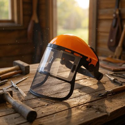 Visière de Protection - HeadMountShield™ - Orange - Outils rénovation et bricolage