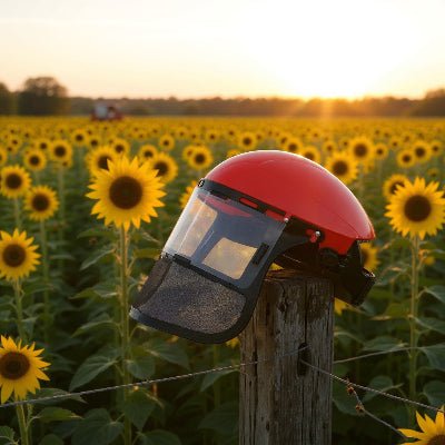 Visière de Protection - HeadMountShield™ - Rouge - Outils rénovation et bricolage