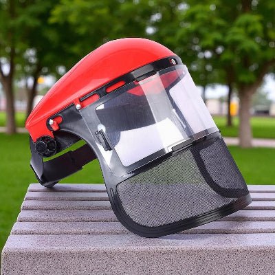 Visière de Protection - HeadMountShield™ - Rouge - Outils rénovation et bricolage