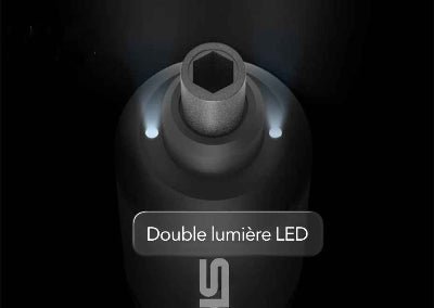 Visseuse double lumière LED