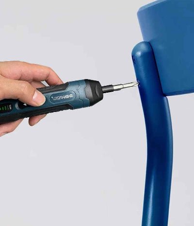 Visseuse mode manuel utilisation sur barreau de chaise