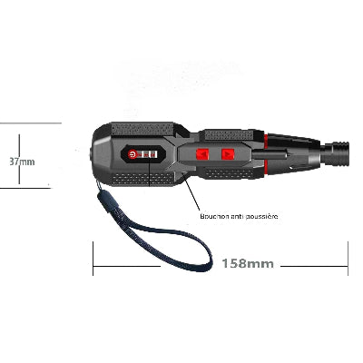 Visseuse pro dimensions