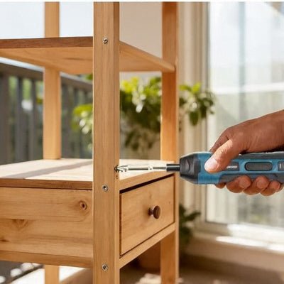 Visseuse utilisée pour assemblage de meuble